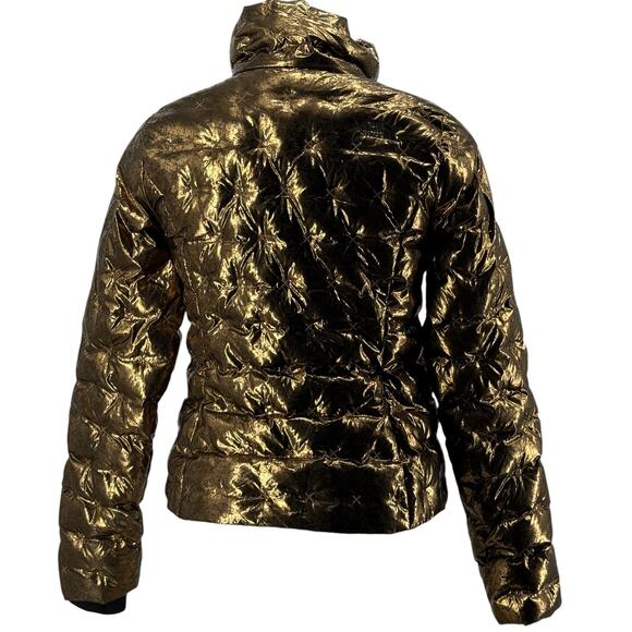 The North Face Women's Holladown Cropped Puffer Jackets XS Metallic Copper Down - Picture 2 of 13
